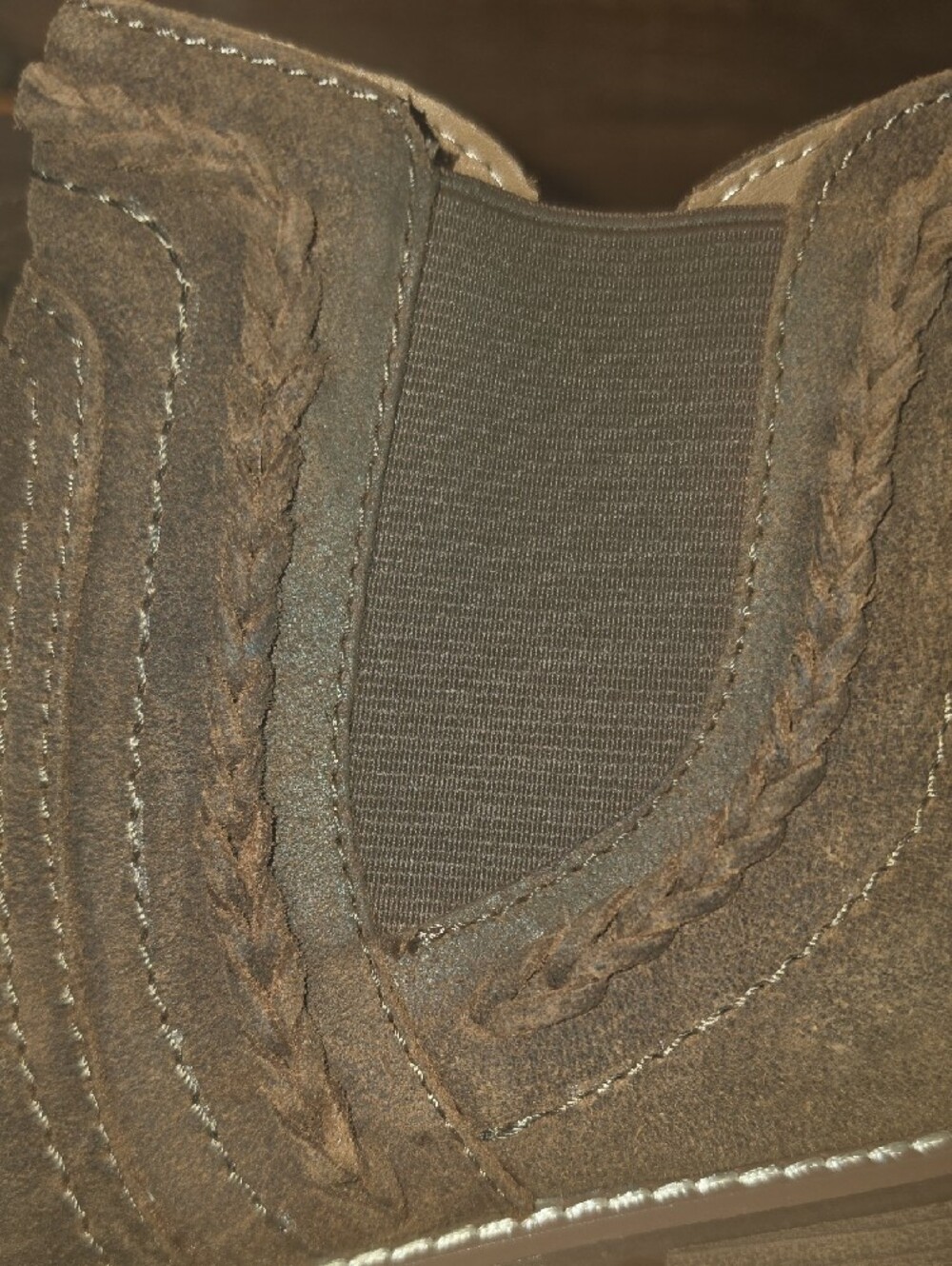 Earth Ankle Suede Slip-On Boots - Picture 3 of 10